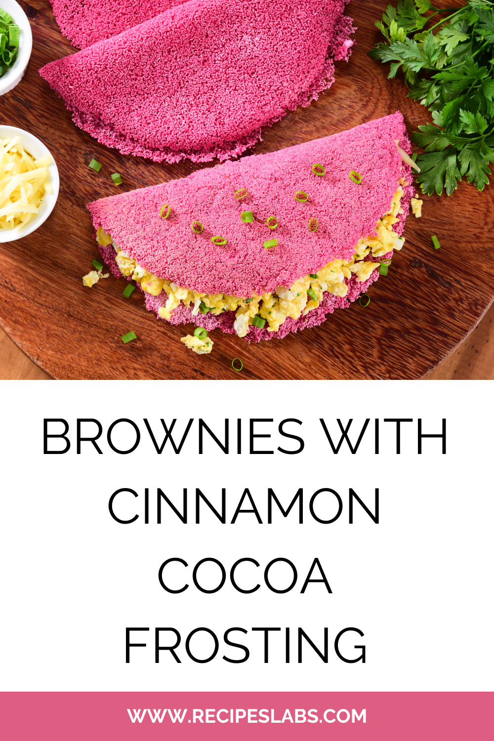 Brownies With Cinnamon Cocoa Frosting
