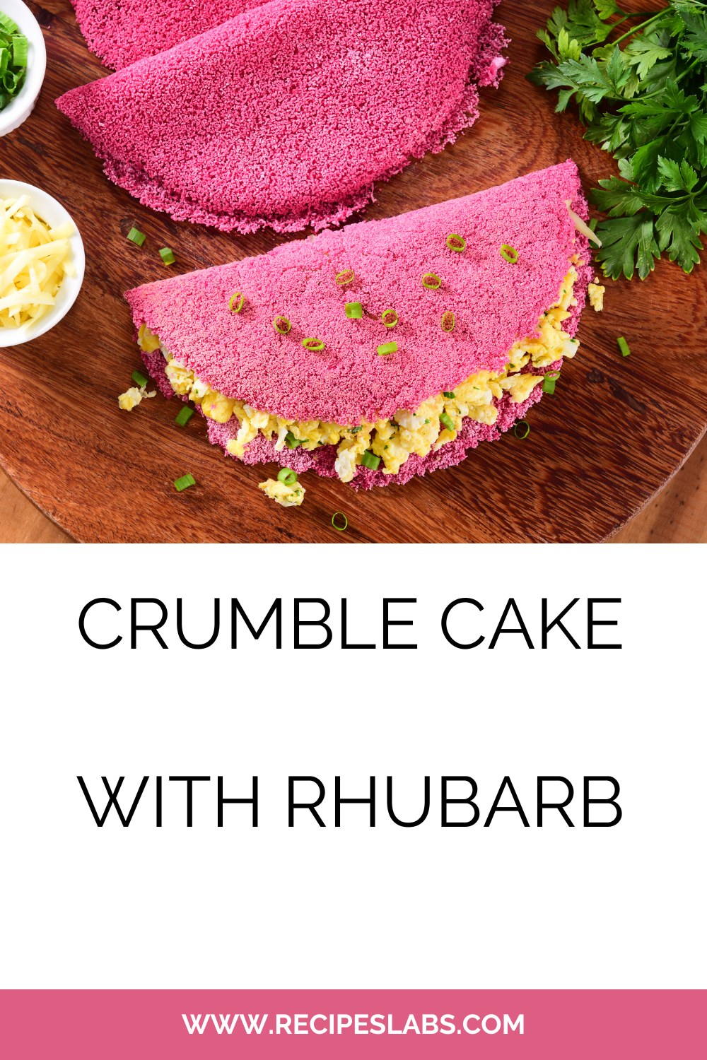 Crumble Cake With Rhubarb