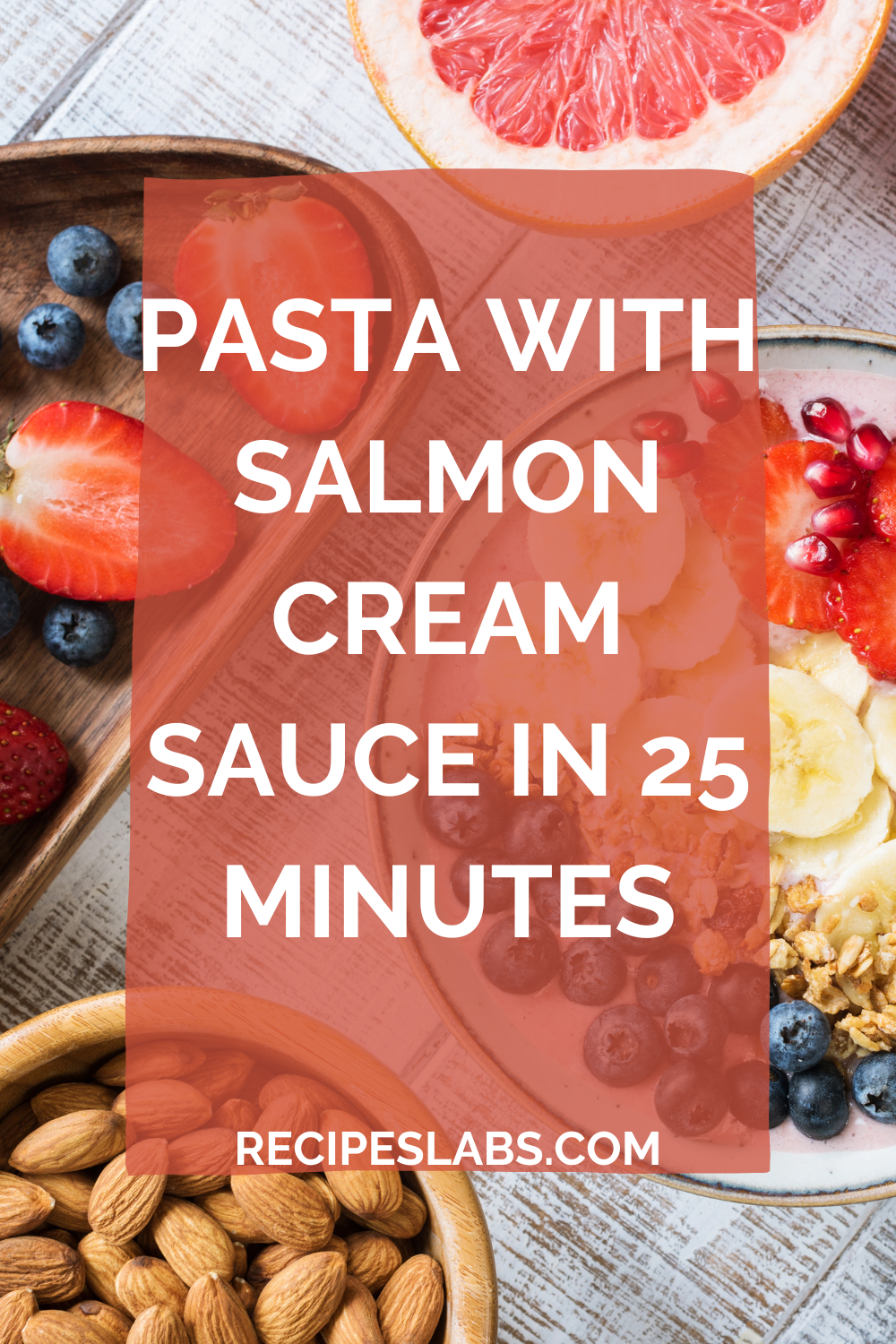 Pasta With Salmon Cream Sauce In 25 Minutes