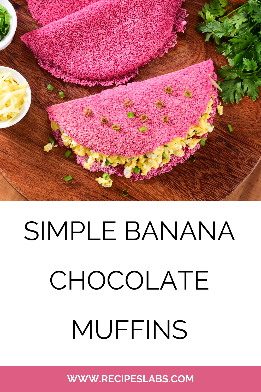 Simple Banana Chocolate Muffins