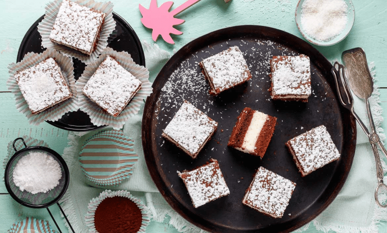 Coconut Semolina Slices