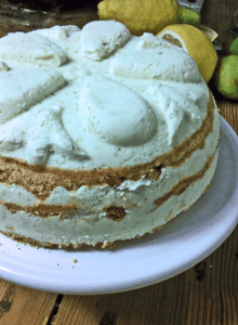 LIME AND CANTUCCINI ICE CREAM CAKE