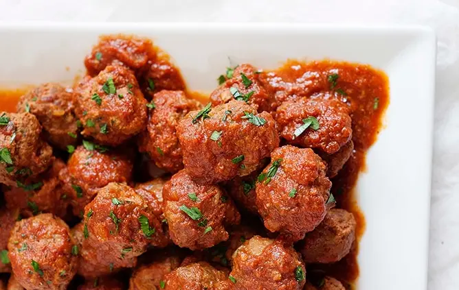 Beef Meatballs in Cookeo Tomato Sauce