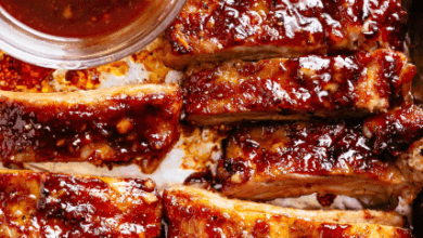 BBQ Ribs with Homemade BBQ Sauce