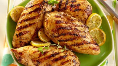Grilled Lemon-Pepper Chicken Recipe