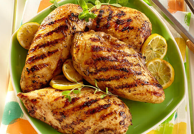 Grilled Lemon-Pepper Chicken Recipe