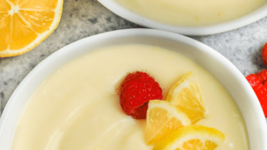 Lemon Custard - A Tart and Creamy Treat