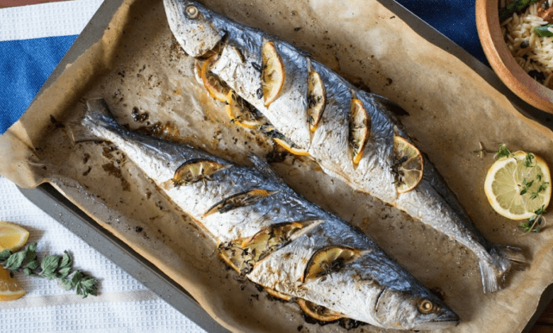 Roasted Mackerel with Rosemary and Lemon Recipe