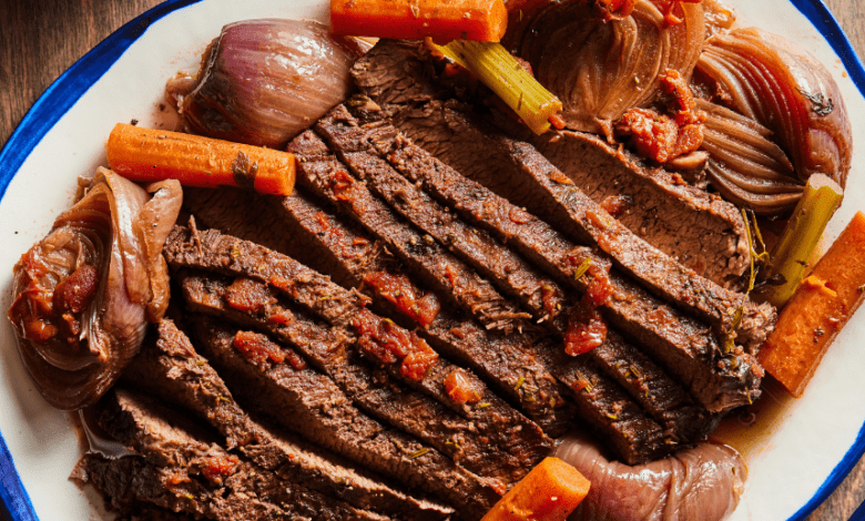 Slow Cooker BBQ Beef Brisket