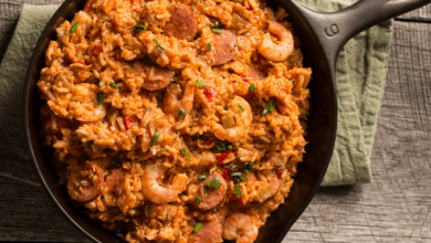 Spicy Prawn and Sausage Jambalaya