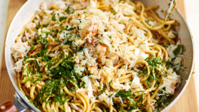 Crab Linguine Recipe