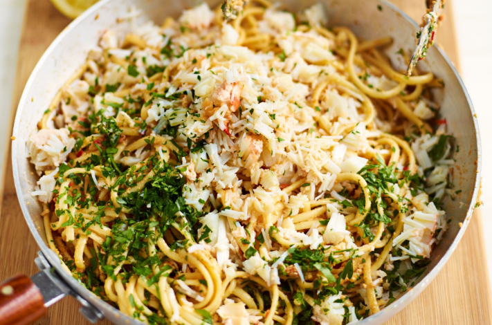 Crab Linguine Recipe
