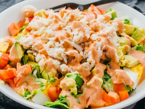 Crab Louis Salad - A Fresh and Flavorful Seafood Delight
