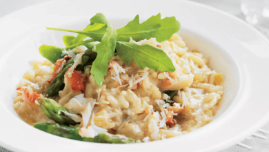 Crab and Asparagus Risotto Recipe