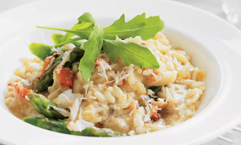Crab and Asparagus Risotto Recipe