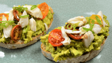 Crab and Avocado Toast