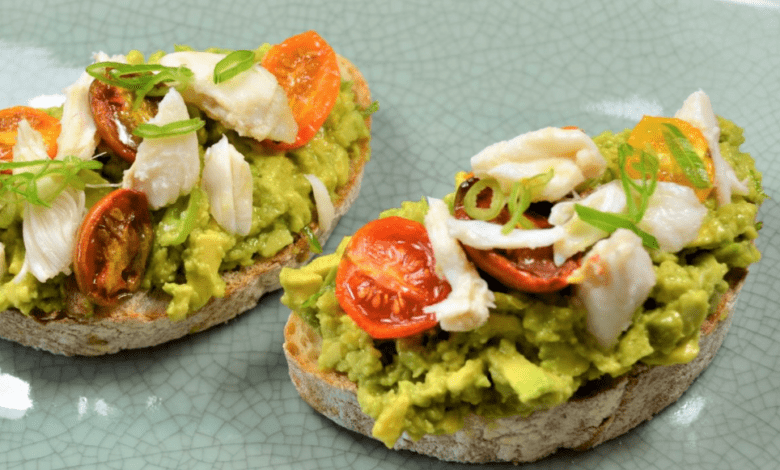 Crab and Avocado Toast