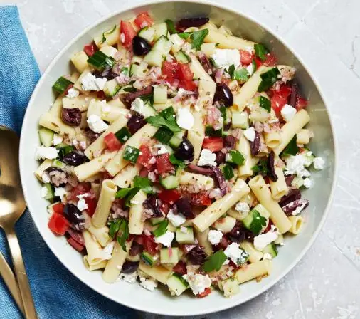 Greek Salad with Feta and Olives: A Classic Mediterranean Delight