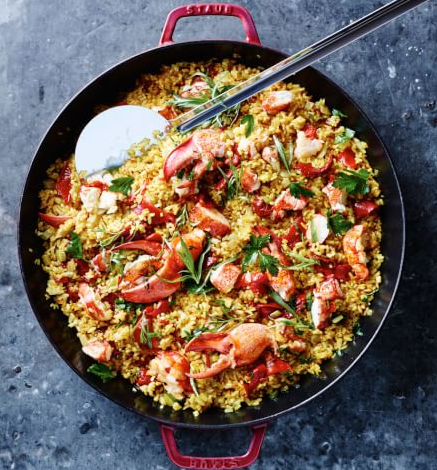 Luscious Lobster Paella - A Seafood-Filled Spanish Delight