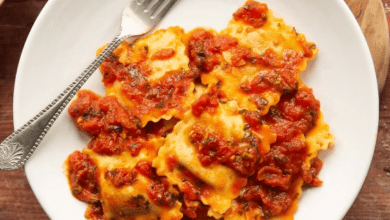 Classic Ravioli with Tomato Sauce Recipe
