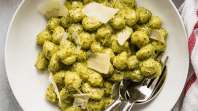 Delicious Gnocchi with Pesto Sauce Recipe