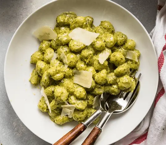 Delicious Gnocchi with Pesto Sauce Recipe