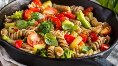 Healthy and Delicious Whole Wheat Pasta with Vegetables Recipe
