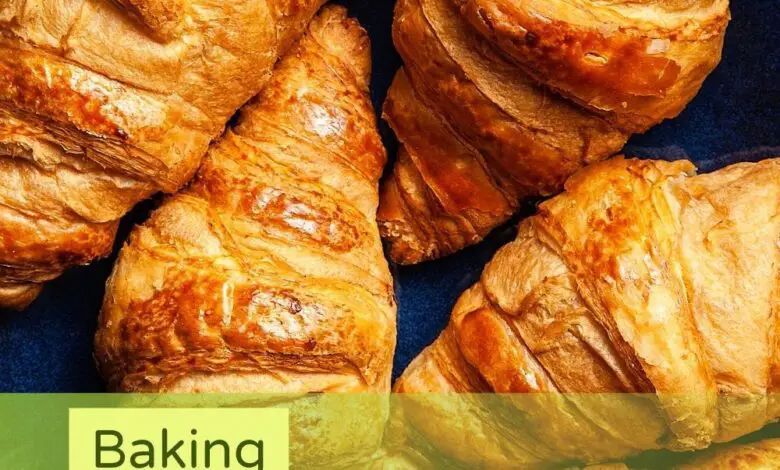Authentic French croissant recipes with puff pastry
