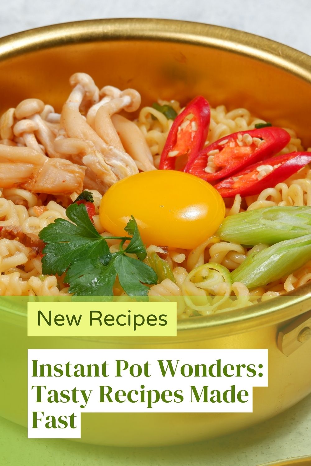 Instant Pot Wonders: Tasty Recipes Made Fast